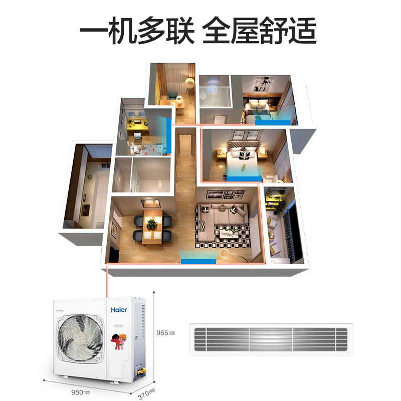 海尔家用中央空调多联机